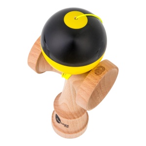 Kendama USA Kaizen Jet Shape Half Split Yellow/Black - Img 2
