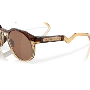 Ochelari de soare Oakley HSTN Kylian Mbappe Dark Amber/Light Curry Prizm Tungsten - Img 5