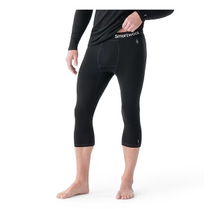 Pantaloni Corp Smartwool Classic All-Season Merino 3/4 Boxed Black 24/25 - Img 1