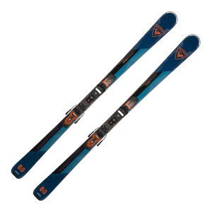 Schiuri Rossignol Experience 80 Carbon Xpress + legaturi Xpress 11 GW B83 Black Orange 24/25 - Img 1