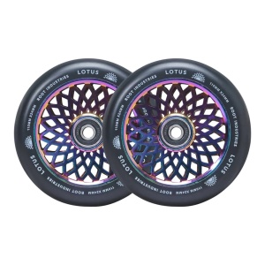 Set 2 roti Trotineta Root Lotus 110mm Rocket Fuel/Black
