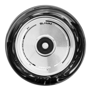 Set 2 roti Trotineta Slamm 110mm Swirl Hollow Core Black/White + Abec 9 - Img 4
