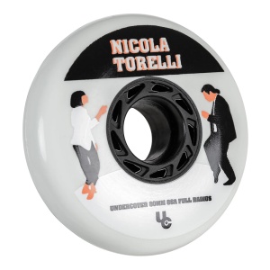 Set 4 roti Undercover UC Movies Nicola Torelli White/Black 80mm/86A - Img 2