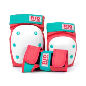 Set Protectii Rio Roller Triple Pad Red/Mint - Img 2