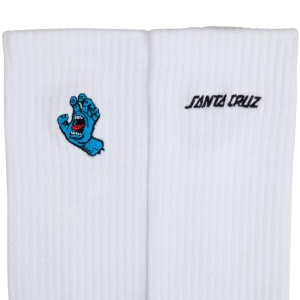 Sosete Santa Cruz Screaming Mini Hand White - Img 2