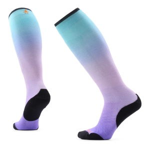 Sosete Smartwool W Ski Targeted Cushion Ombre Print Ski Purple Dawn