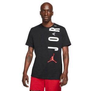 Tricou Nike Jordan Air Stratch Crew Black/White - Img 1