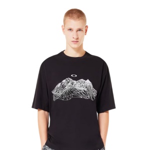 Tricou Oakley Wired Mtn Scape Blackout