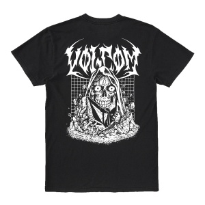 Tricou Volcom Skate Vitals Crypt Ripper Black - Img 2