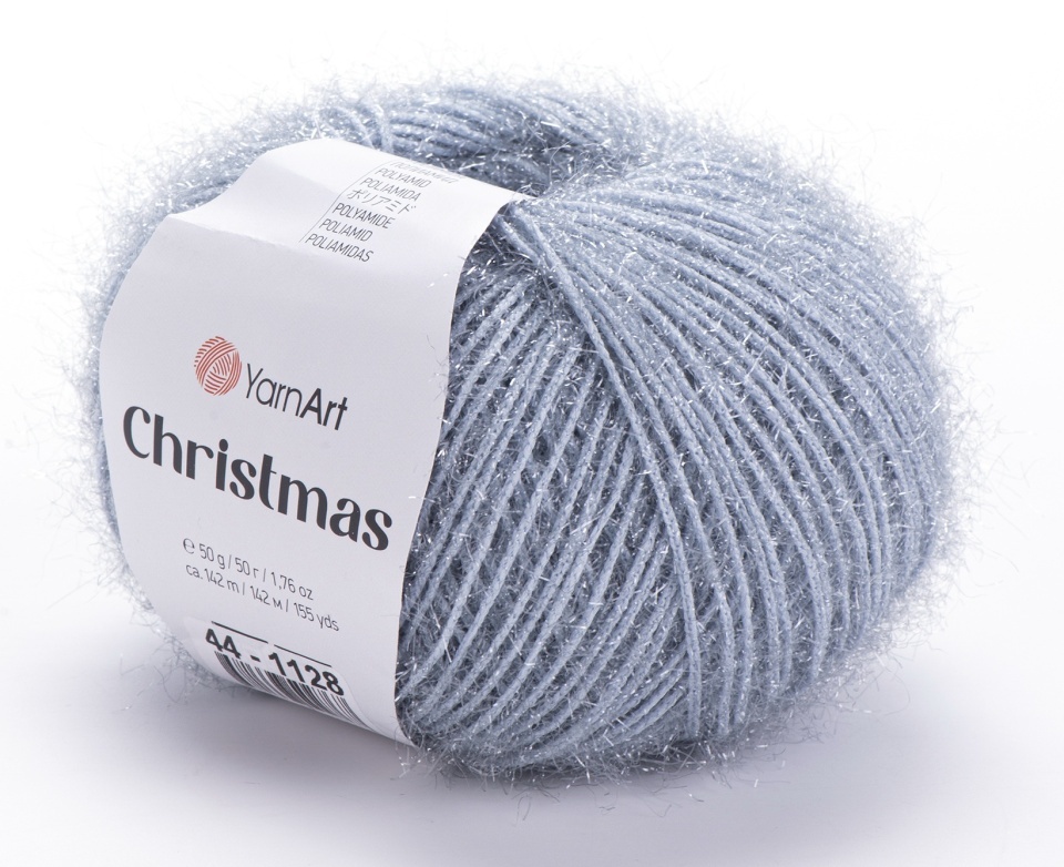 Fir de tricotat sau crosetat - Fire YARNART CHRISMAS GRI COD 44