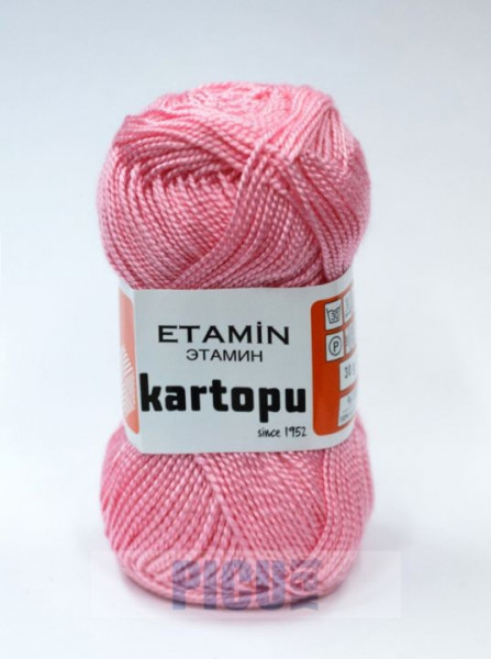 Fir de tricotat,brodat sau crosetat - Fir KARTOPU ETAMIN ROZ - 788