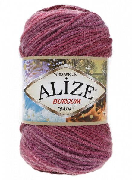 Fir de tricotat sau crosetat - Fir ACRILIC ALIZE BURCUM BATIK DEGRADE 1895