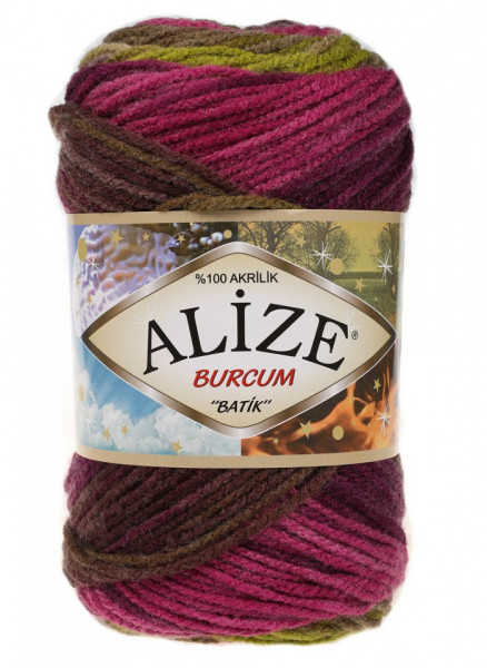 Fir de tricotat sau crosetat - Fir ACRILIC ALIZE BURCUM BATIK DEGRADE 3940