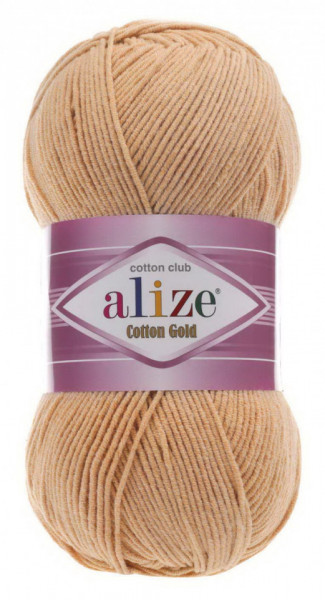 Fir de tricotat sau crosetat - Fir ALIZE COTTON GOLD BEJ 446