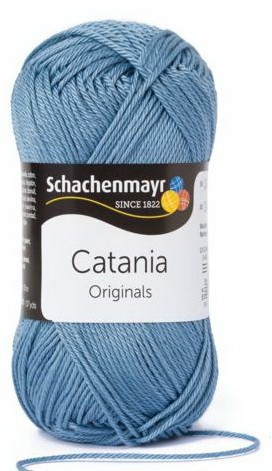 Fir de tricotat sau crosetat - Fir BUMBAC 100% MERCERIZAT CATANIA DENIM 421