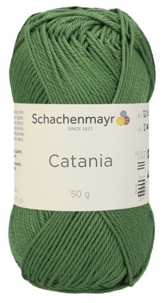 Fir de tricotat sau crosetat - Fir BUMBAC 100% MERCERIZAT CATANIA VERDE 212