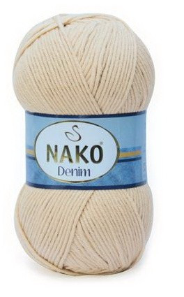 Fir de tricotat sau crosetat - FIR NAKO DENIM CREAM 11585