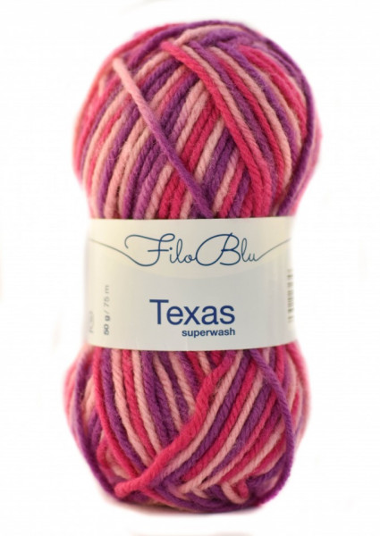 Fir de tricotat sau crosetat - Fire din lana 100% Filo Blu - Texas - 05