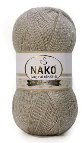 Fir de tricotat sau crosetat - Fire tip mohair acril NAKO ANGORA LUKS SIMLI COD 1199