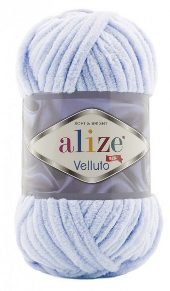 Fir de tricotat sau crosetat - Fire tip mohair din acril ALIZE VELLUTO BLEO 875