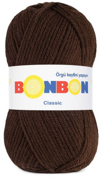 Fir de tricotat sau crosetat - Fire tip mohair din acril BONBON CLASIC MARO 98219