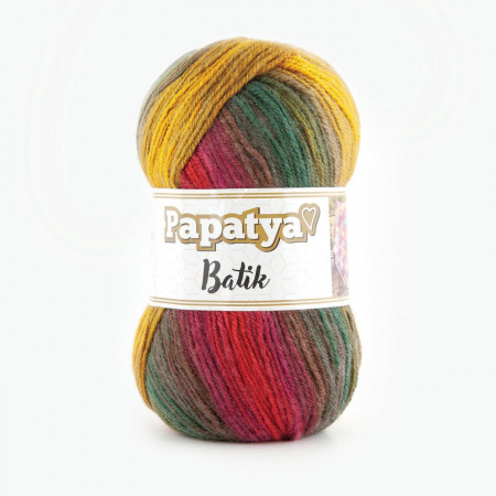 Fir de tricotat sau crosetat - Fire tip mohair din acril Kamgarn Papatya Batik degrade 34