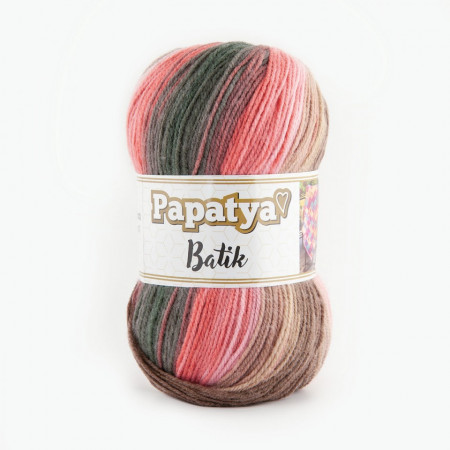 Fir de tricotat sau crosetat - Fire tip mohair din acril Kamgarn Papatya Batik degrade 27
