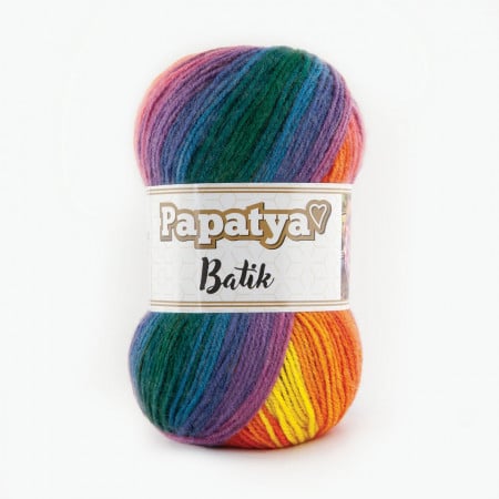 Fir de tricotat sau crosetat - Fire tip mohair din acril Kamgarn Papatya Batik degrade 13