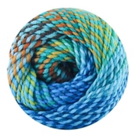 Fir de tricotat sau crosetat - Fire tip mohair din acril Kamgarn Papatya Confetti degrade 09 - Img 2