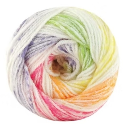 Fir de tricotat sau crosetat - Fire tip mohair din acril Kamgarn Cicibebe Sweetie Colors degrade 101 - Img 2