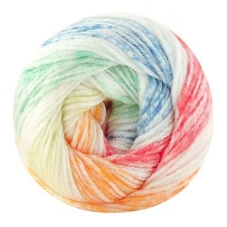 Fir de tricotat sau crosetat - Fire tip mohair din acril Kamgarn Cicibebe Sweetie Colors degrade 105 - Img 2