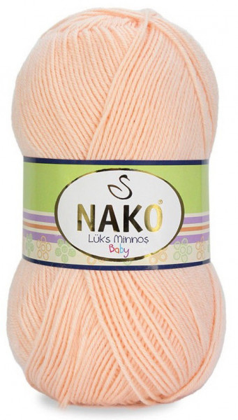 Fir de tricotat sau crosetat - Fire tip mohair din acril NAKO LUKS MINNOS 11320