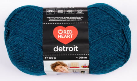 Fir de tricotat sau crosetat - Fire tip mohair din acril RED HEART DETROIT 98577