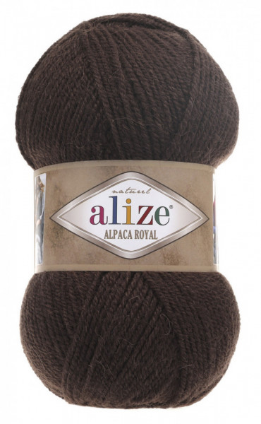 Fir de tricotat sau crosetat - Fire tip mohair din alpaca 30%, lana 15%, acril 55% Alize Alpaca Royal MARO 201