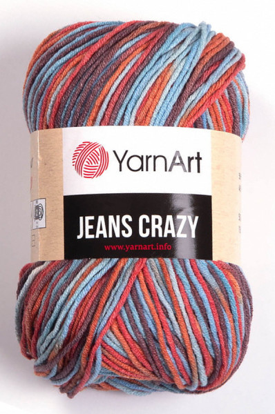 Fir de tricotat sau crosetat - Fire YARNART JEANS CRAZY COD 8214