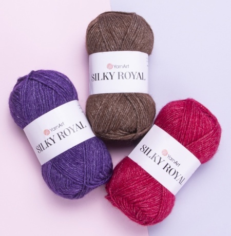 Fir de tricotat sau crosetat - Fire YARNART SILKY ROYAL COD 436 - Img 2