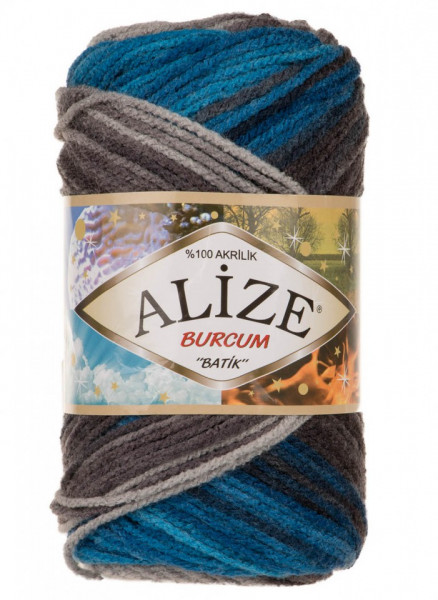 Fir de tricotat sau crosetat - Fir ACRILIC ALIZE BURCUM BATIK DEGRADE 4200