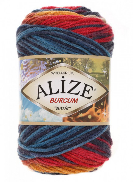 Fir de tricotat sau crosetat - Fir ACRILIC ALIZE BURCUM BATIK DEGRADE 4340