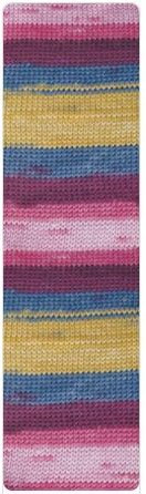 Fir de tricotat sau crosetat - Fir ALIZE COTTON GOLD BATIK - DEGRADE 6794 - Img 2