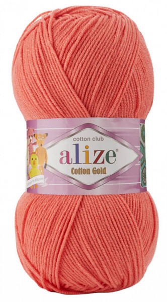 Fir de tricotat sau crosetat - Fir ALIZE COTTON GOLD ROZ 154
