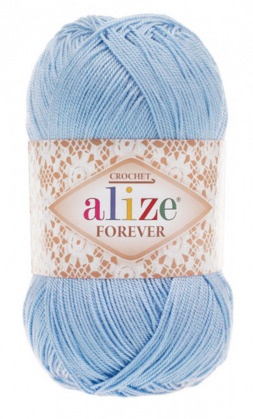 Fir de tricotat sau crosetat - Fir microfibra ALIZE FOREVER BLEO 350