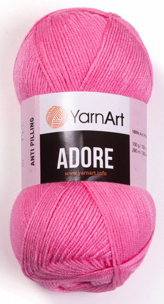 Fir de tricotat sau crosetat - Fire acril anti pilling YARNART ADORE COD 339