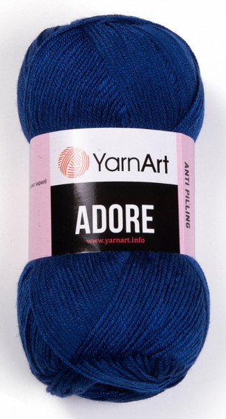 Fir de tricotat sau crosetat - Fire acril anti pilling YARNART ADORE COD 349