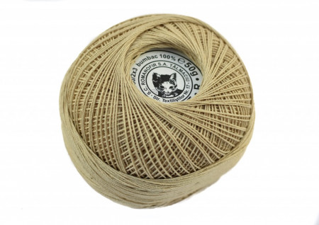 Fir de tricotat sau crosetat - Fire Bumbac 100% ANGELICA ROMANOFIR BOBINA BEJ 6
