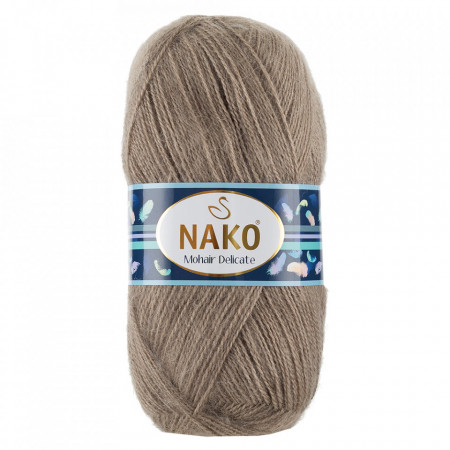 Fir de tricotat sau crosetat - Fire tip mohair acril NAKO MOHAIR DELICATE - BEJ COD 6139