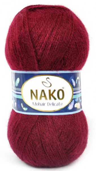 Fir de tricotat sau crosetat - Fire tip mohair acril NAKO MOHAIR DELICATE - GRENA COD 6110 / 999