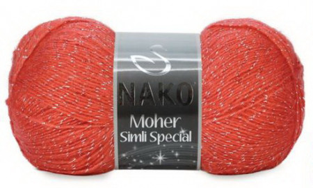 Fir de tricotat sau crosetat - Fire tip mohair acril NAKO MOHER SIMLI SPECIAL CORAI 224