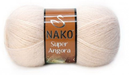 Fir de tricotat sau crosetat - Fire tip mohair acril NAKO SUPER ANGORA CREAM 2250