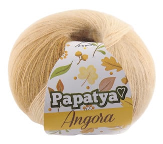 Fir de tricotat sau crosetat - Fire tip mohair din acril Kamgarn Papatya Angora degrade 02