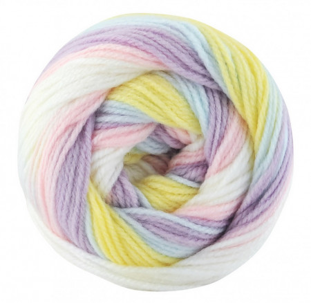 Fir de tricotat sau crosetat - Fire tip mohair din acril Kamgarn Cicibebe Batik degrade 10 - Img 3